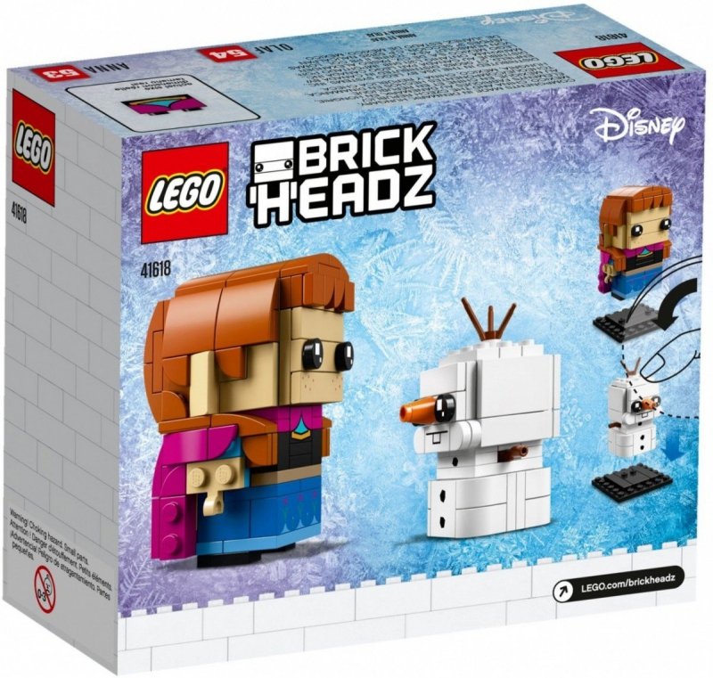 LEGO BRICKHEADZ ANNA I OLAF 41618 10+