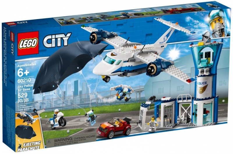 LEGO CITY BAZA POLICJI POWIETRZNEJ 60210 6+