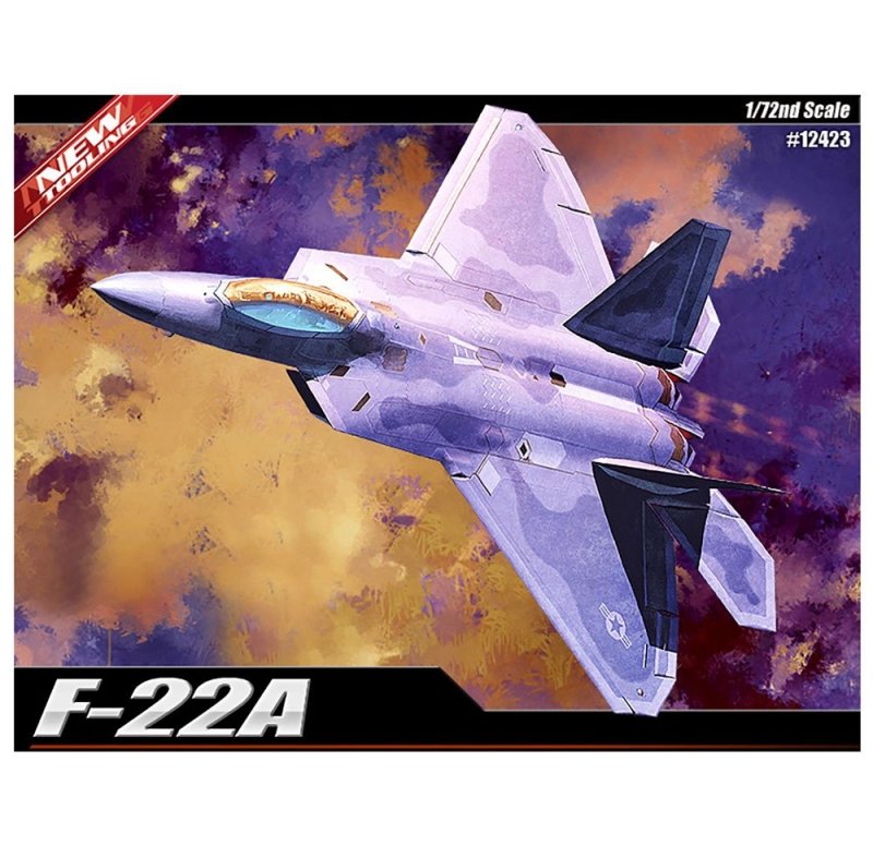 ACADEMY F-22 A RAPTOR 12423 SKALA 1:72