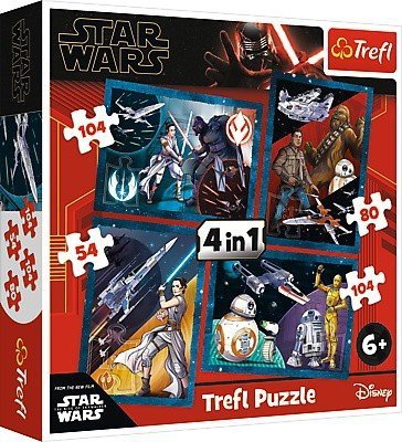 TREFL PUZZLE 4W1 STAR WARS IX 6+