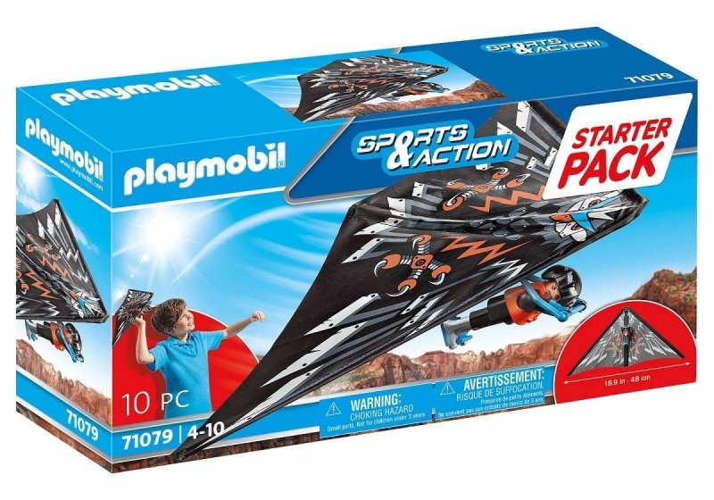 PLAYMOBIL SPORTS &amp; ACTION PAKIET STARTOWY SZYBOWIEC 71079 4+