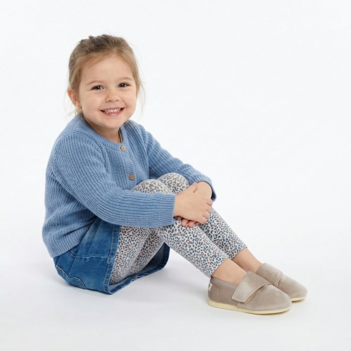 Buty dla dzieci Beige Mądre Kapcie