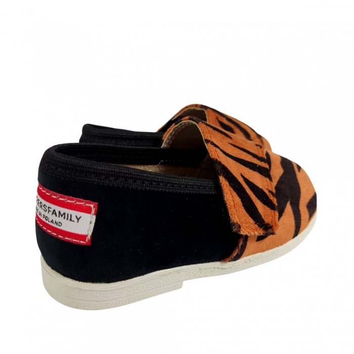 Buty dla dzieci na rzep Slippers Family Tygrys