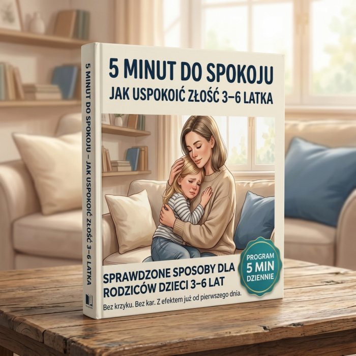 5 minut do spokoju – jak uspokoić złość 3–6 latka"
