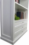 BIBLIOTECZKA W STYLU PROWANSALSKIM NORTH Z DĘBOWYM WIEŃCEM GÓRNYM