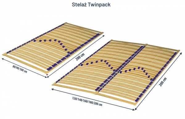 BIAŁE ŁÓŻKO KLARA