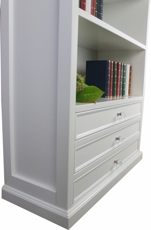 BIBLIOTECZKA W STYLU PROWANSALSKIM NORTH Z DĘBOWYM WIEŃCEM GÓRNYM