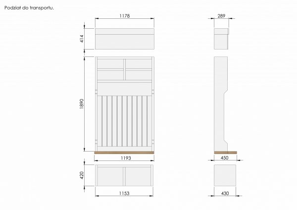 WIESZAK MUDROOM - BENCH PROJEKT -- KAROLINY ZAGRODZKIEJ