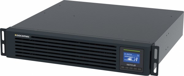 NRT4-U020B  Zasilacz UPS SOCOMEC NeTYS RT 2000VA /2000W, 2U, On_line, VFI, 1/1, PF=1, baterie wewnętrzne, szyny do montażu w szafie w komplecie