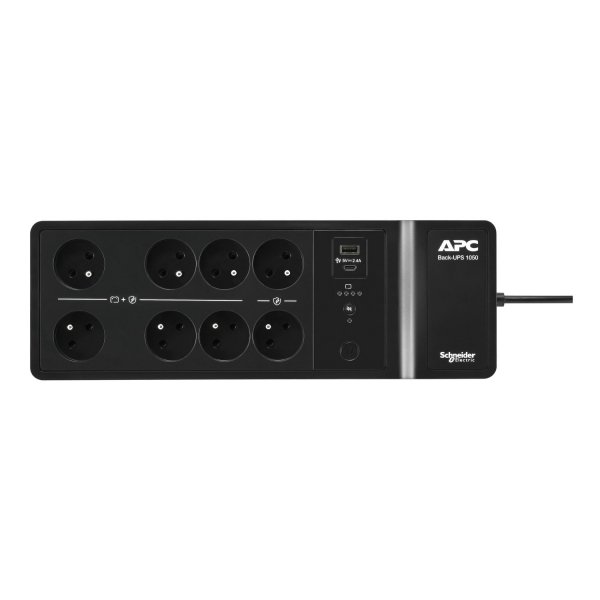 BE1050G2-FR Zasilacz UPS APC Back-UPS 1050A/600W, 230V, 2 porty ładowania USB Type-C oraz A