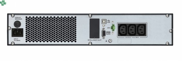 SRV1KRIRK-E Zasilacz APC Easy UPS On-Line SRV 1000 VA /900 W, Rack Mount, 2U, EPO, 3x IEC C13, Intelligent Card Slot, LCD, 230V z zestawem szyn do szafy