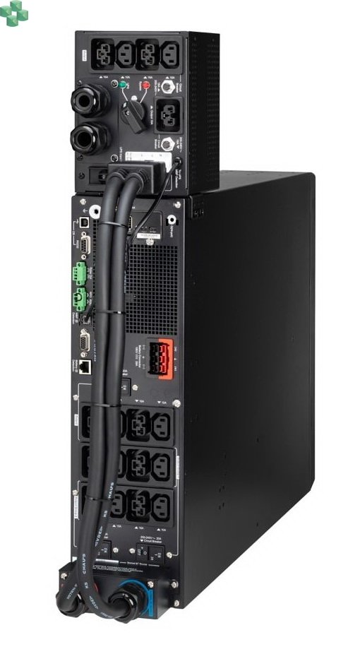 MBP6KIG2 Bypass serwisowy Eaton HotSwap MBP 6000i Gen2, 6000 VA, Wejście: Stałe okablowanie/ zaciski, Wyjścia: (2) C13, (3) C39, Stałe okablowanie/ zaciski, Dołączony zestaw do montażu w szafie rack 