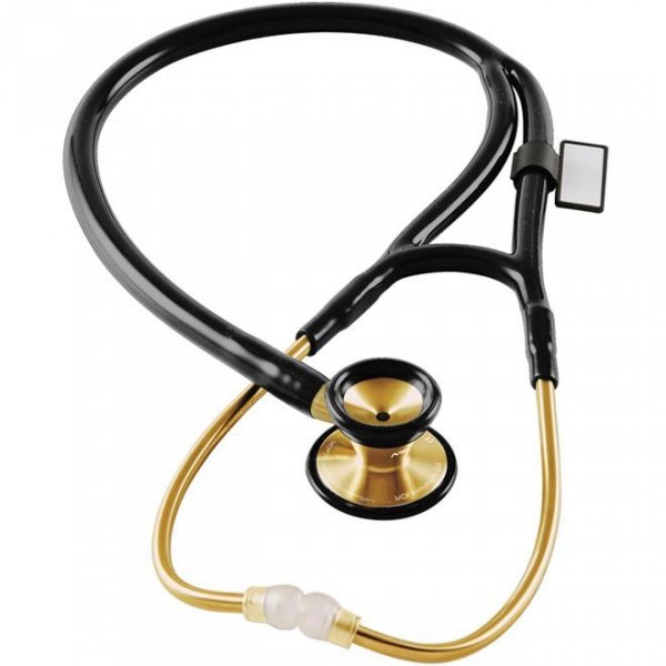 Stetoskop MDF 797K 22K Gold Classic Cardiology z Podwójna Tradycyjną Głowicą