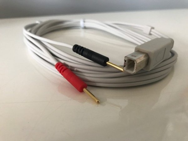 Przewód do Elektrod do BTL Smart/Premium Jasnoszary Nowego Typu z Wejściem USB