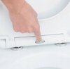 DESKA SEDESOWA do WC BIAŁA WOLNOOPADAJĄCA Twarda Wypinana CICHY DOMYK D1