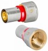 ZŁĄCZKA MUFOWA ZAPRASOWYWANA PEX ALUPEX FI 20x1/2 GW MOCNY MOSIĄDZ DIAMOND FZZ-002.1/2X20.ZŁ-DZ