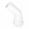 KOLANO KANALIZACYJNE PCV PP BIAŁE 32mm kąt 30° ODPŁYWOWE