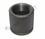 Mufa czarna 1/2 mufka 