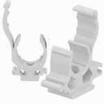 UCHWYT DO RURY 32mm Z KLAPKĄ ZATRZASK 32 PEX PP KLIPS ZAPINANY ZAMYKANY