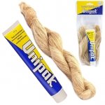 ZESTAW KONOPIE PAKUŁY 100g PASTA 65g DO USZCZELNIANIA GWINTÓW UNIPAK