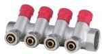 ROZDZIELACZ PEX 1” x 16 mm 4 OBWODY SEKCJE DO WODY CIEPŁEJ