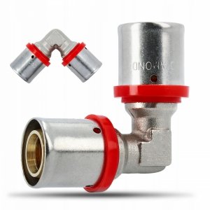 KOLANO KOLANKO RÓWNOPRZELOTOWE ZAPRASOWYWANE PEX ALUPEX FI 32x32 MOSIĄDZ FZZ-006.32X32.KOL-2
