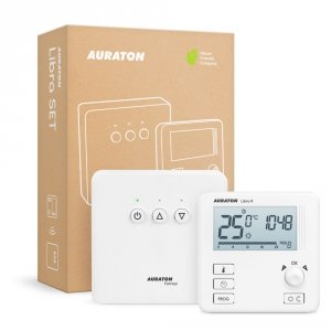 AURATON LIBRA SET TYGODNIOWY BEZPRZEWODOWY REGULATOR TEMPERATURY STEROWNIK