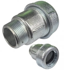 ZŁĄCZKA ZACISKOWA NA RURĘ STAL. 3/4 GZ 