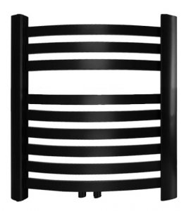 GRZEJNIK ŁAZIENKOWY DRABINKA 550X570 CZARNY MAT 341W DIAMOND GR3V-9/50.CZ