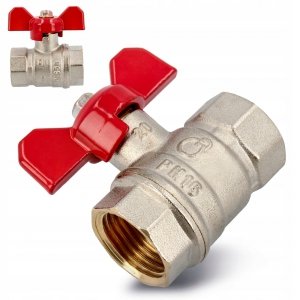 ZAWÓR KULOWY KUREK 1'' CAL WW DN25 MOTYLEK ART.2470-25.MOT