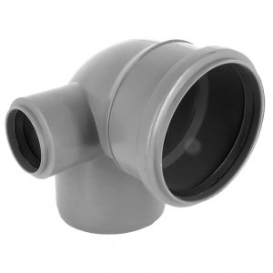 KOLANO KANALIZACYJNE 110 mm 90° PCV Redukcyjne Odejście LEWE 50 mm Kolanko