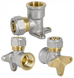 KOLANO KOLANKO NAŚCIENNE WIESZAKOWE PEX ALUPEX SKRĘCANE 20 mm x 1/2'' GW