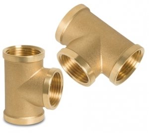 TRÓJNIK MOSIĘŻNY ZŁĄCZKA MOSIĘŻNA RÓWNOPRZELOTOWY Ø 1/2'' DN15 SOLIDNY MOCNY K-130.TRÓJ.15.Y.