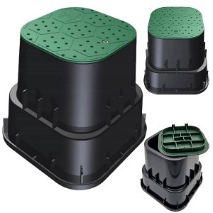 SKRZYNKA STUDZIENKA ZAWOROWA MINI DO MAX 1 ELEKTROZAWORÓW MOCNA - ZIELONA