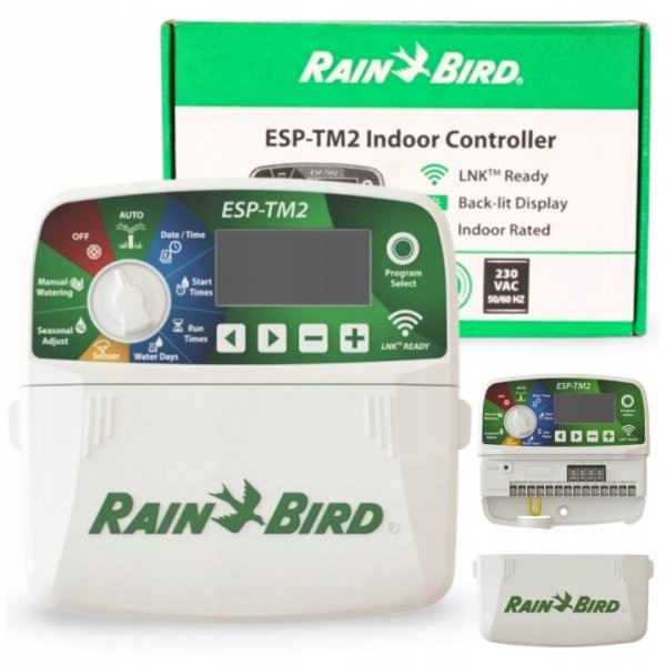 Sterownik ESP-TM2 TM2 RAIN BIRD WEWNĘTRZNY 12 sekcji Z Możliwością Wi-fi