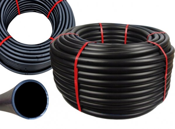 RURA MONTAŻOWA DO NAWADNIANIA OGRODU fi 25 WĄŻ PRZEWÓD PE - Rolka 25 mb