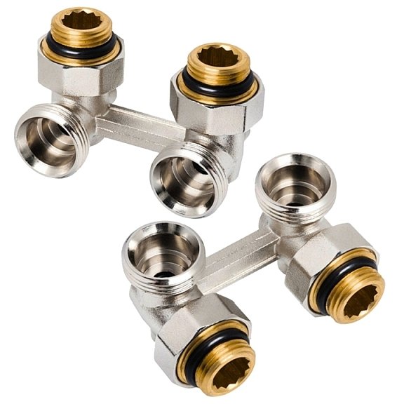 MODUŁ KĄTOWY ZAWÓR PRZYŁĄCZENIOWY ZESPOLONY ŁĄCZNIK PORTKI DO GRZEJNIKÓW