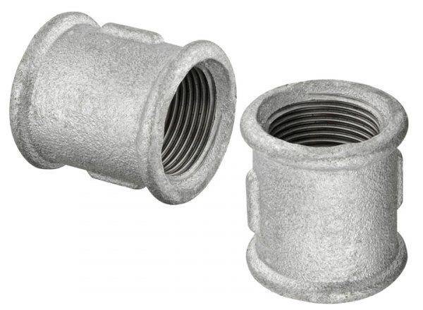 MUFA MUFKA ZŁĄCZKA OCYNKOWANA 3/4" GW/GW OCYNK DN20 ŻELIWNA MOCNA SOLIDNA