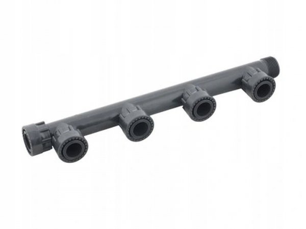 Kolektor Komplet 4 Elektrozawory 100HV Filtr + Sterownik Rain-Bird ESP-RZXe 4 sekcje+ czujnik deszczu + Studzienka Jumbo