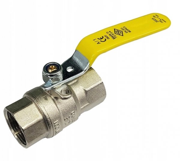 ZAWÓR KUREK KULOWY DO GAZU GAZOWY 1/2'' CALA WW DN15 RĄCZKA SOLIDNY MOCNY