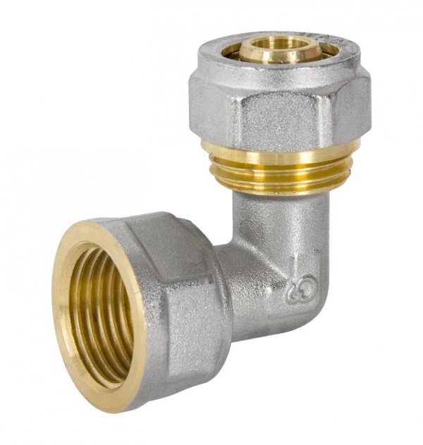 KOLANO KOLANKO MUFOWE PEX ALUPEX SKRĘCANE FI 25 mm x 1'' GW MOSIĄDZ