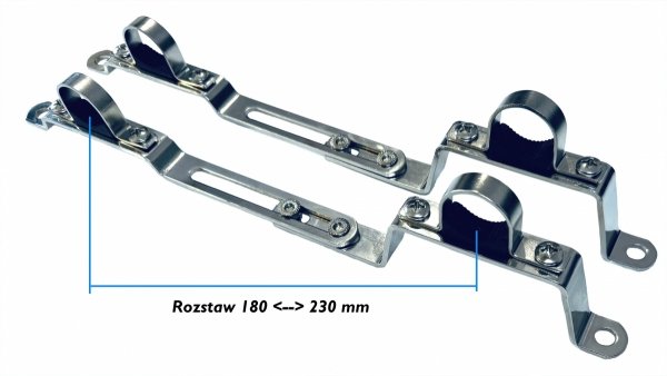 UCHWYT DO ROZDZIELACZA 1" OBEJMA LISTWA BELKA OKRĄGŁA UCHWYTY 2 SZT