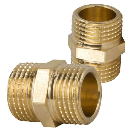 NYPEL MOSIĘŻNY ZŁĄCZKA MOSIĘŻNA RÓWNOPRZELOTOWY Ø 3/4'' DN20 SOLIDNY MOCNY K-280.NYPEL.20.Y.