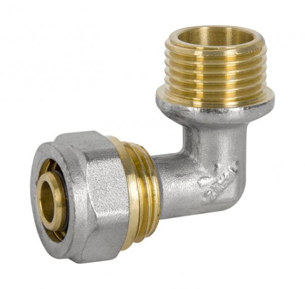 KOLANO KOLANKO NYPLOWE PEX ALUPEX SKRĘCANE 32 mm x 1'' GZ MOSIĄDZ