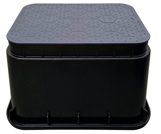 SKRZYNKA STUDZIENKA ZAWOROWA STANDARD DO 4 ELEKTROZAWORY - DUŻA SZARA