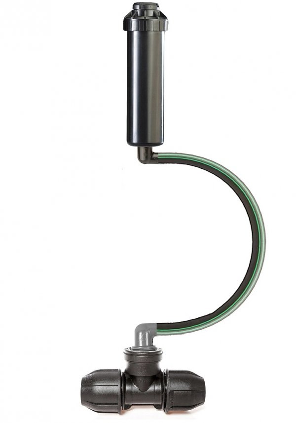 POŁĄCZENIE ELASTYCZNE PRZYŁĄCZE NA RURĘ DO ZRASZACZA Z RURĄ PE 20 x 1/2