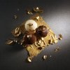 PŁATEK ZŁOTA JADALNEGO dekoracja na tort urodziny GOLD 8x8cm