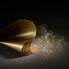 PŁATEK ZŁOTA JADALNEGO dekoracja na tort urodziny GOLD 8x8cm