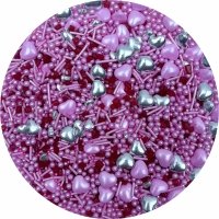 Posypka cukrowa WALENTYNKOWA 20g - Dekorowanie Ciast i Tortów 