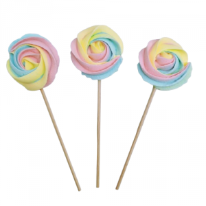 Lizaki Bezowe Kolorowy MIX – Dekoracja na Tort i Deser | 3 sztuk | Hokus